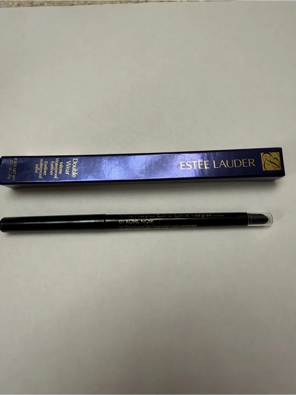 Estée Lauder Double Wear Infinite Waterproof Eyeliner - 01 Kohl Noir NIB